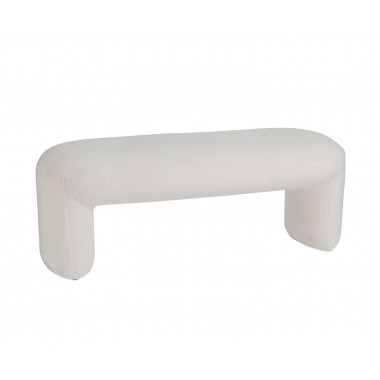 Banco Bouclé Blanco