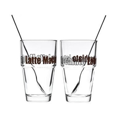 Set 2 vasos Latte Machiatto