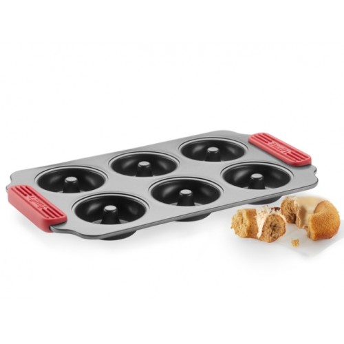 Molde Dónuts Antiadherente 6 cav Lékué 2