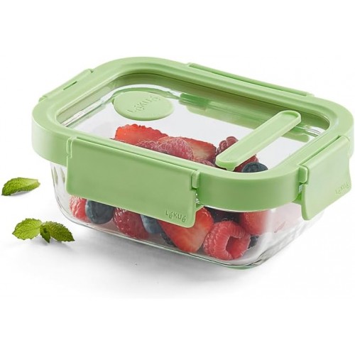 Recipiente Hermético Vidrio 370 ml Lékué