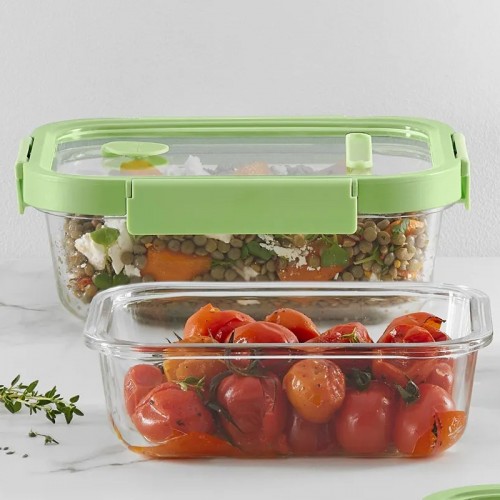 Recipiente Hermético Vidrio 1050 ml Lékué 2