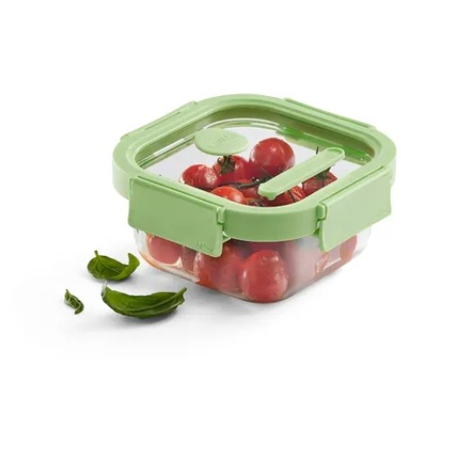 Recipiente Hermético Vidrio 520ml Cuadrado Lékué