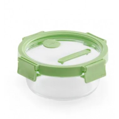Recipiente Hermético Vidrio 650ml Circular Lékué
