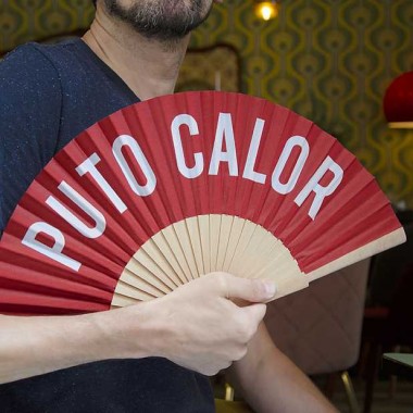 Abanico "Puto Calor"