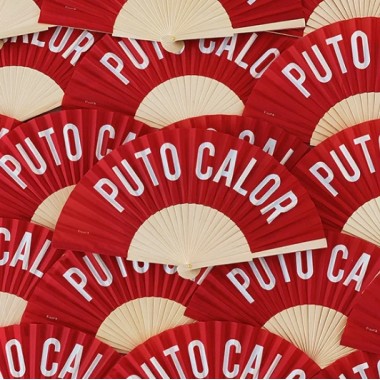 Abanico "Puto Calor"