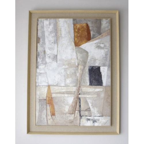 Cuadro Abstracción en Ocres 1