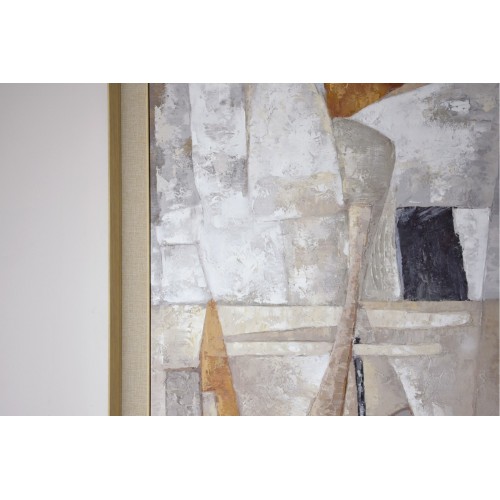 Cuadro Abstracción en Ocres 1 2