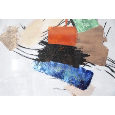 Cuadro Abstracto Trazos Set de 2