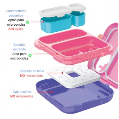 Fiambrera Bento con Refrigerante Zoku