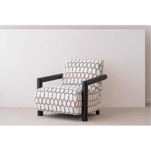 Butaca Beige Geométrico