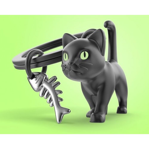 LLavero Gato Negro