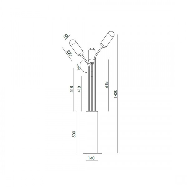 Lámpara de pie Lari