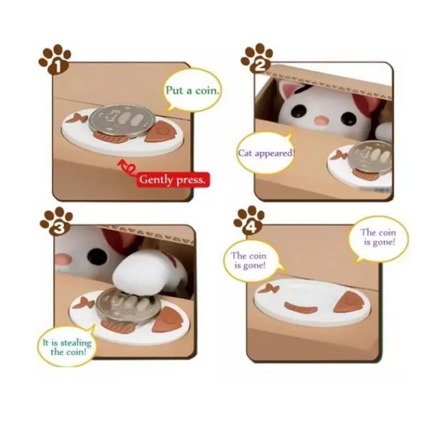 Hucha Electrónica Gato