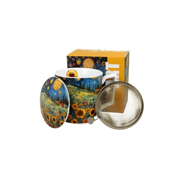 Taza Infusión Campo de Girasoles