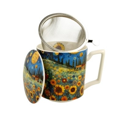 Taza Infusión Campo de Girasoles