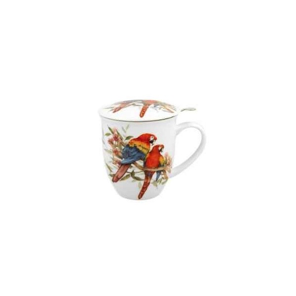 Taza Infusión Loros