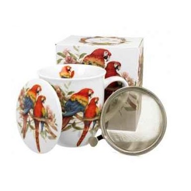 Taza Infusión Loros