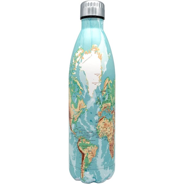 Botella Isotérmica Mapa 1L