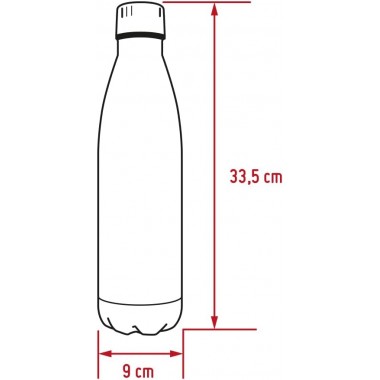 Botella Isotérmica Mapa 1L