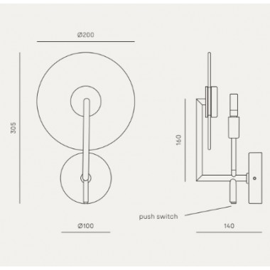 Erto Aplique Cerámica