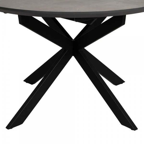 Mesa Redonda Extensible Gris 120