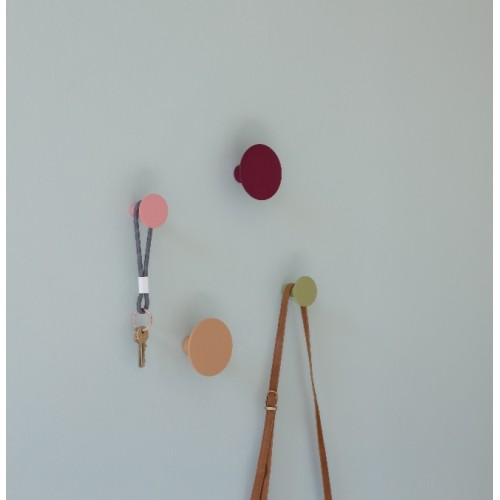 Juego de Ganchos de Pared Fucsia 2