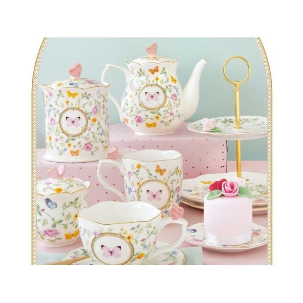 Set de 2 Tazas Dancing Butterflies