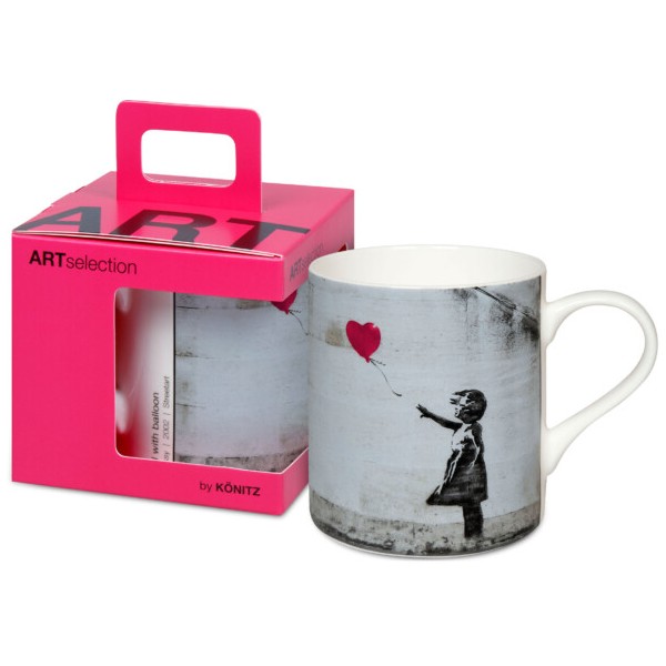 Taza Niña con Globo Banksy