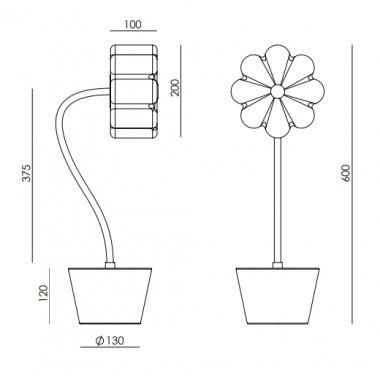 Lámpara Sobremesa Flow