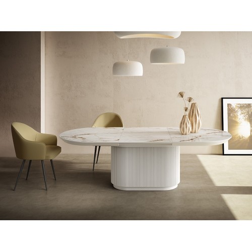 Mesa Extensible Delorian Porcelánico