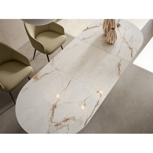 Mesa Extensible Delorian Porcelánico 2