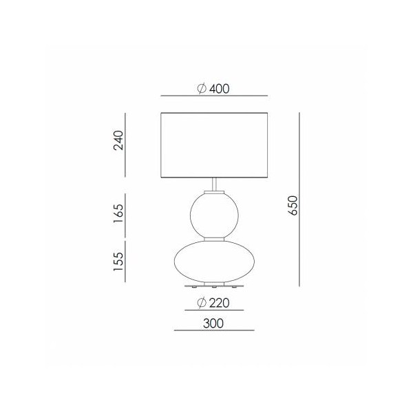 Lámpara Sobremesa Mapi