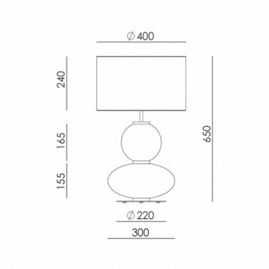 Lámpara Sobremesa Mapi