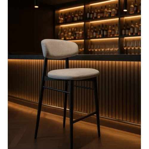 Taburete Harver Negro 75