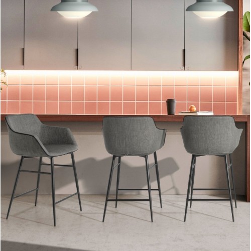 Taburete Manela Gris 2