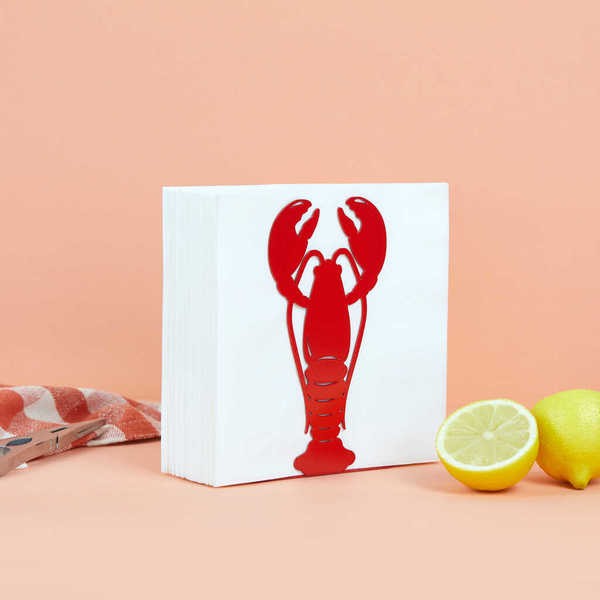 Servilletero Lobster rojo