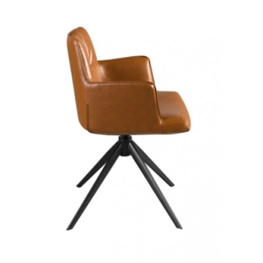 Silla Giratoria Marrón