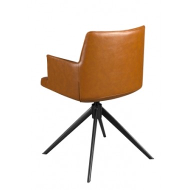 Silla Giratoria Marrón