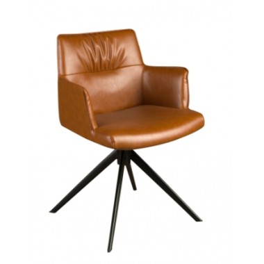 Silla Giratoria Marrón