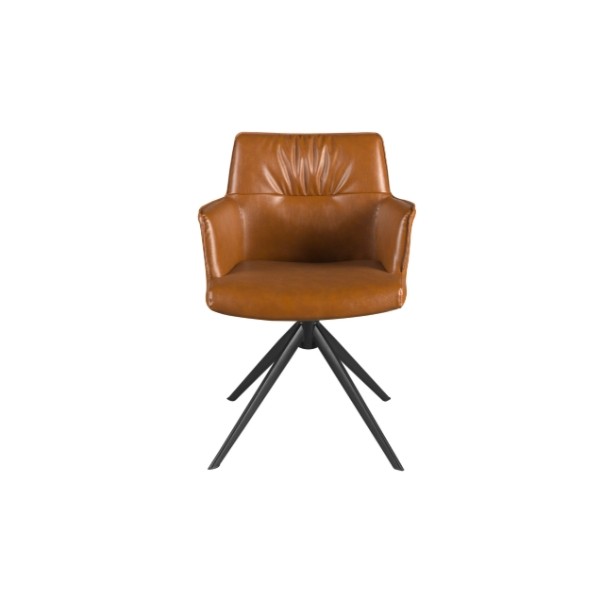 Silla Giratoria Marrón