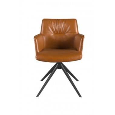 Silla Giratoria Marrón