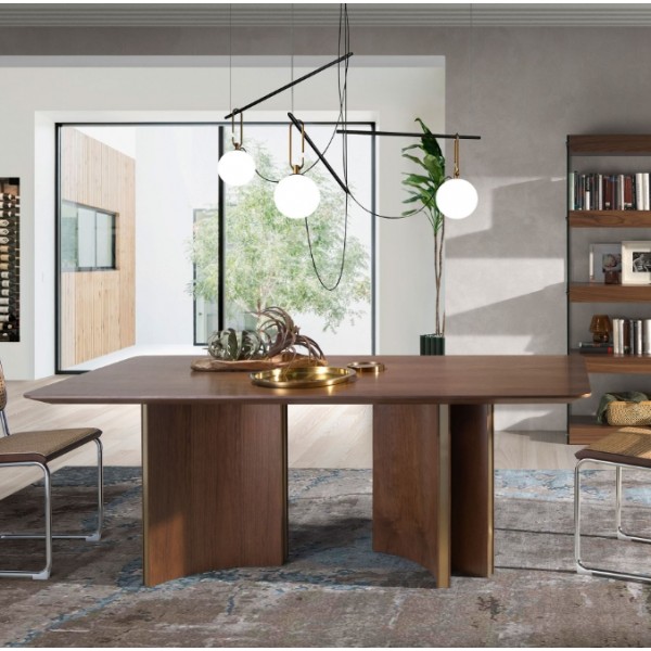 Mesa Rectangular Nogal