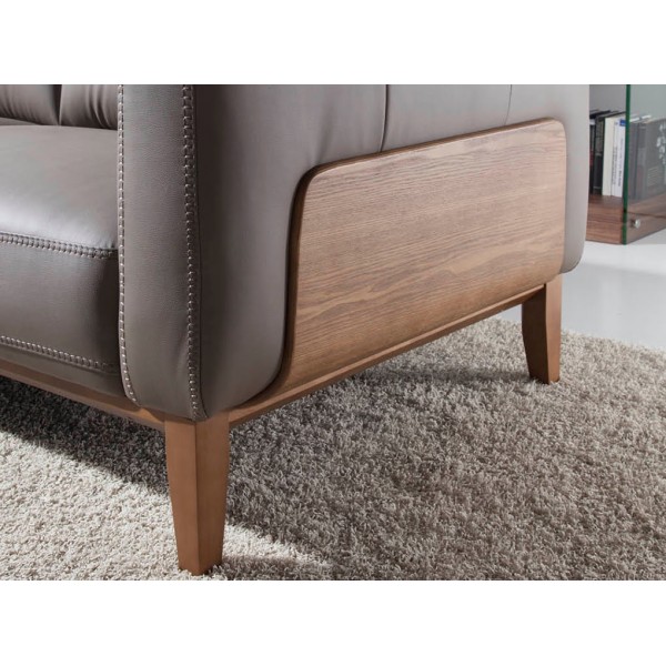 Sofá 2 Plazas Piel Visón Sofá 2 Plazas Piel Visón