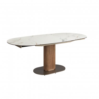 Mesa Ovalada Extensible Salaya 140
