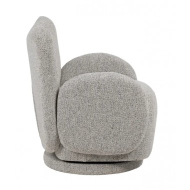 Sillón Giratorio Jaspeado Gris
