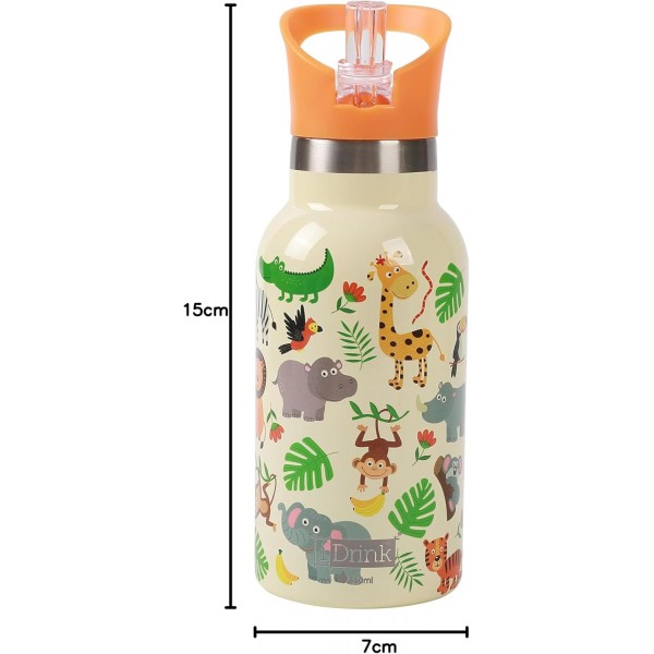 Botella Térmica  350 ml Animals Kids