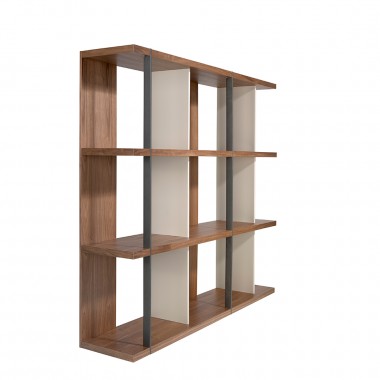Estantería Nogal Gris