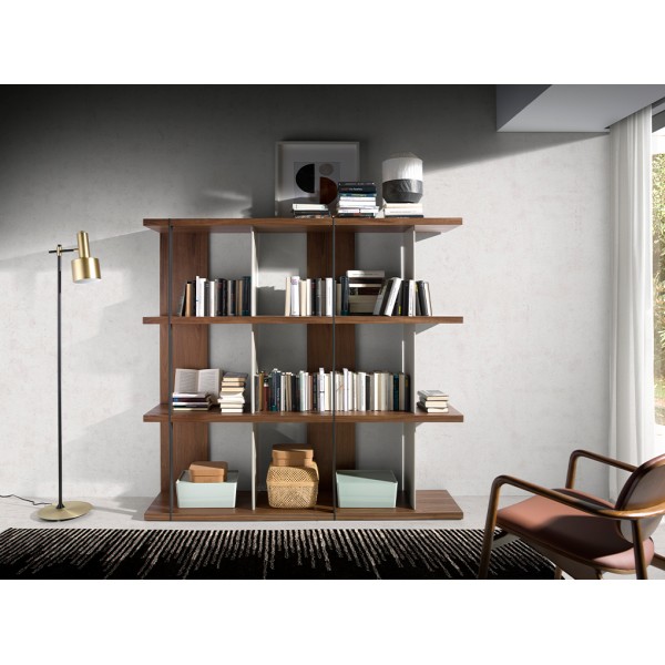 Estantería Nogal Gris