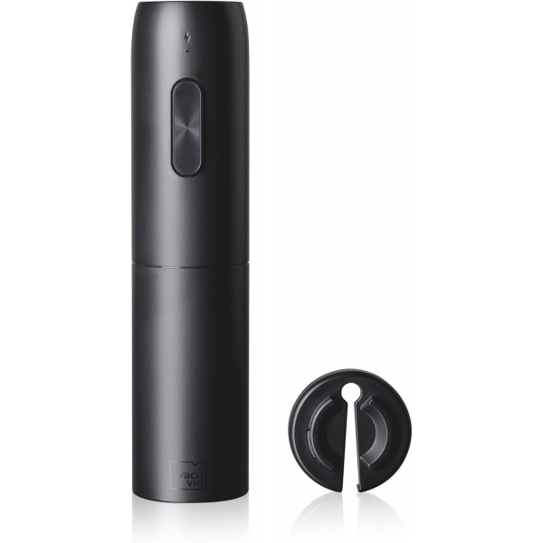 Sacacorchos Eléctrico Negro Vacuvin
