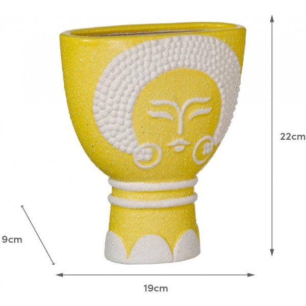 Maceta Nicosia Amarillo